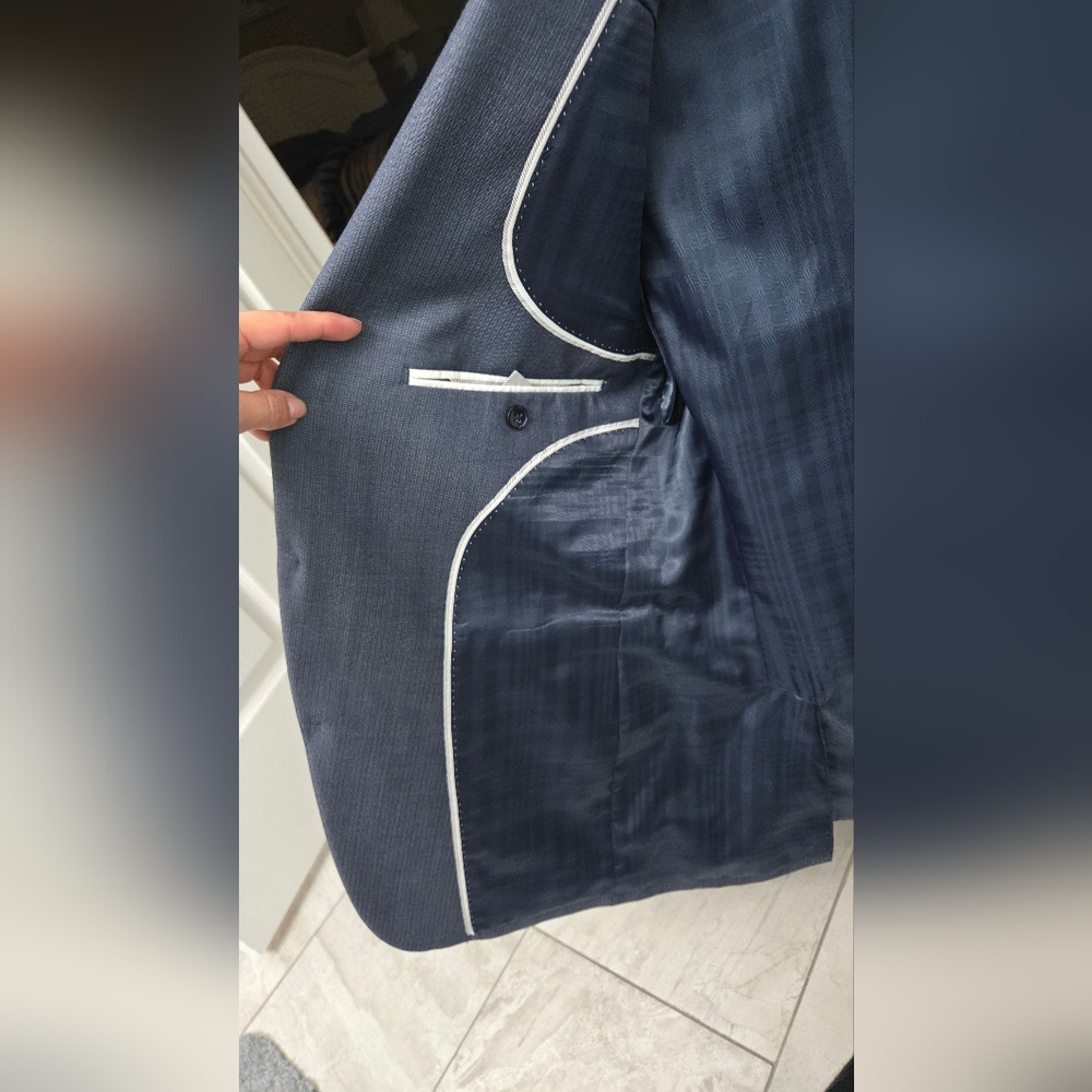 Men's blue Blazer 40 R - Picture 2 of 5